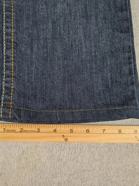 Ariat FR Jeans Mens 34x34 Blue M5 Straight Flame Resistant CAT 2 Workwear - Picture 9 of 11